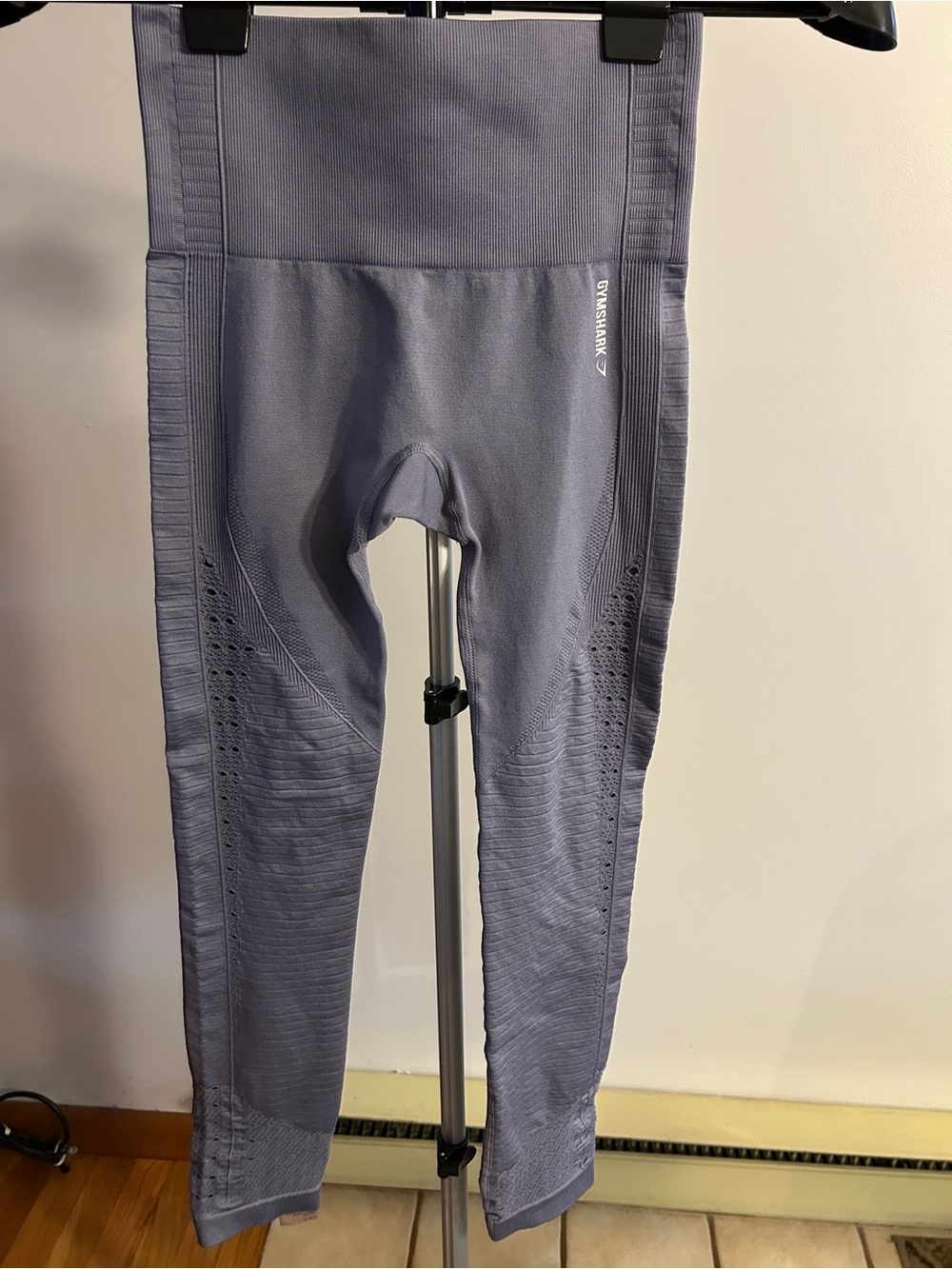 Gymshark Seamless High-Waist Leggings in Slate Gray